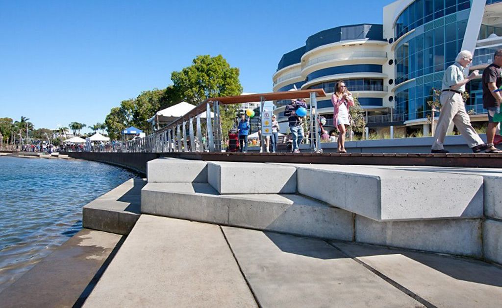 Jack Evans Boat Harbour, in the heart of Tweed Heads, has won a national architecture award.